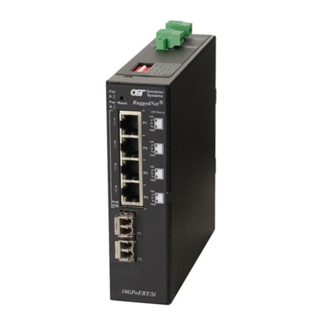 OST RuggedNet 10GPoEBT/Si user manual