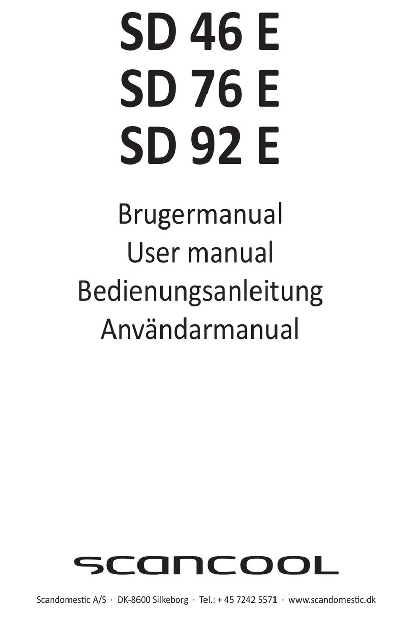 Scandomestic Scancool SD 46 E User manual