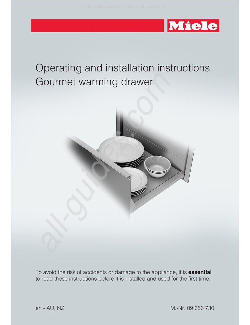 Miele ESW 6114 Operating and installation instructions