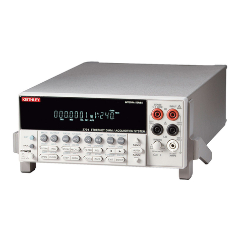 Keithley Integra 27 Series quick start guide