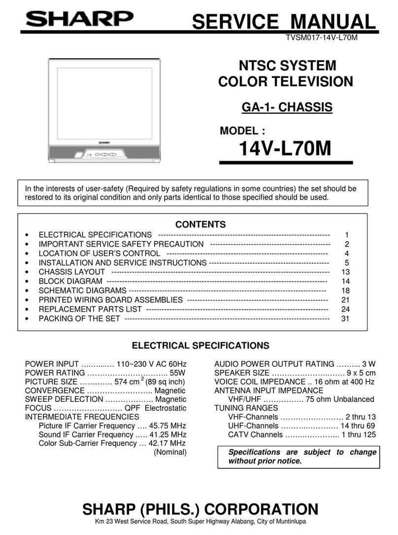 Sharp 14V-L70M User manual Sharp 14V-L70M User manual