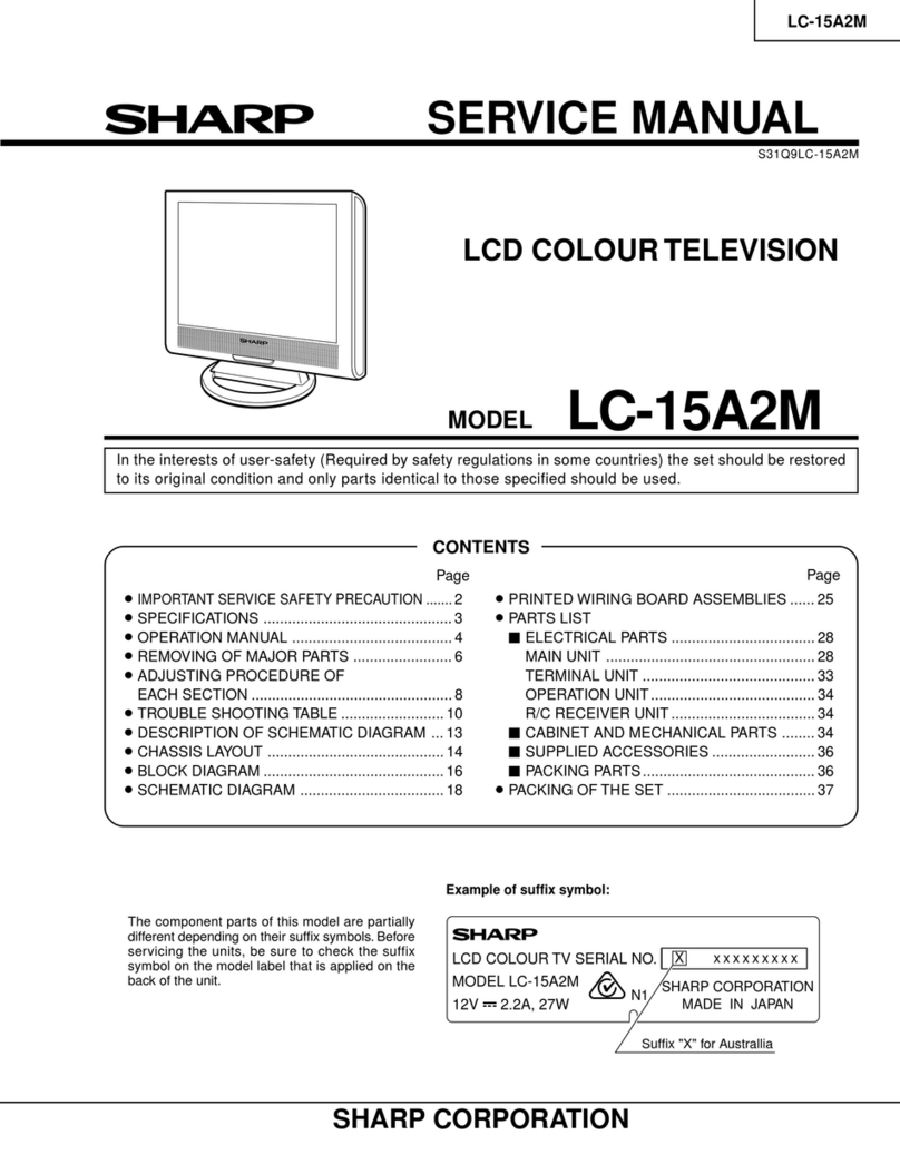Sharp LC-15A2M User manual