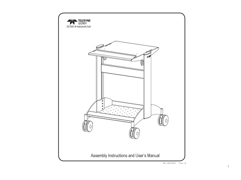 Teledyne Lecroy OC1021-A Assembly instructions and user's manual Teledyne Lecroy OC1021-A Assembly instructions and user's manual