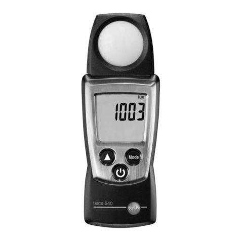 TESTO 540 User manual