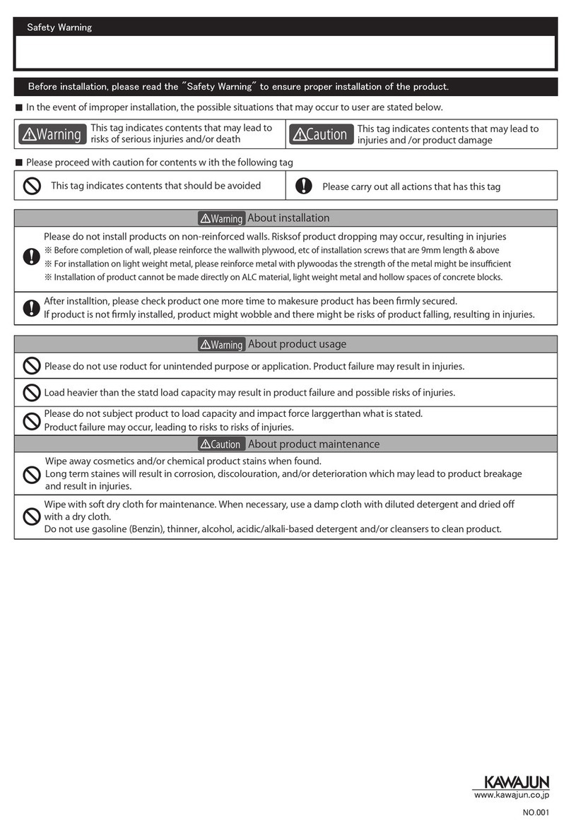 KAWAJUN SH-026 6 instruction sheet