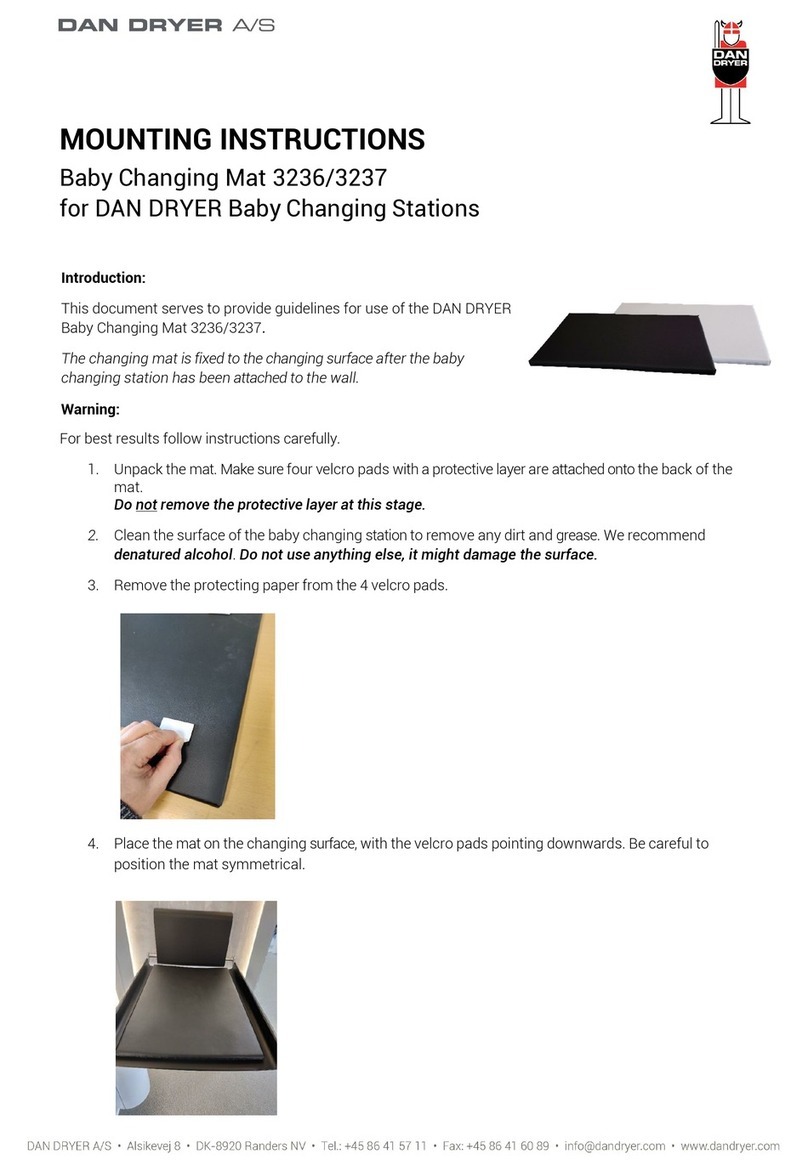 DAN DRYER 3236 Mounting instructions