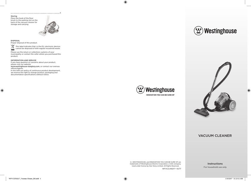 Westinghouse WFVCZJX8217 Instructions for use