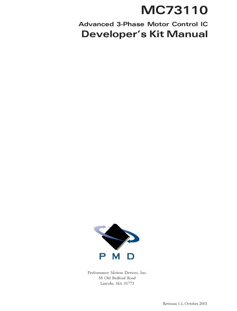 PMD MC73110 User manual