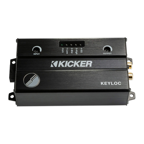 Kicker KEYLOC owner's manual