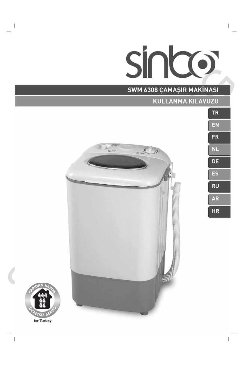 Sinbo SWM 6308 instruction manual