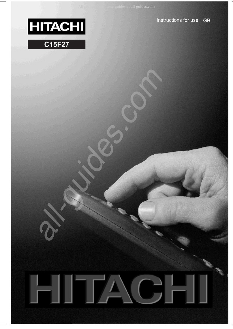 Hitachi C15F27 User manual Hitachi C15F27 User manual