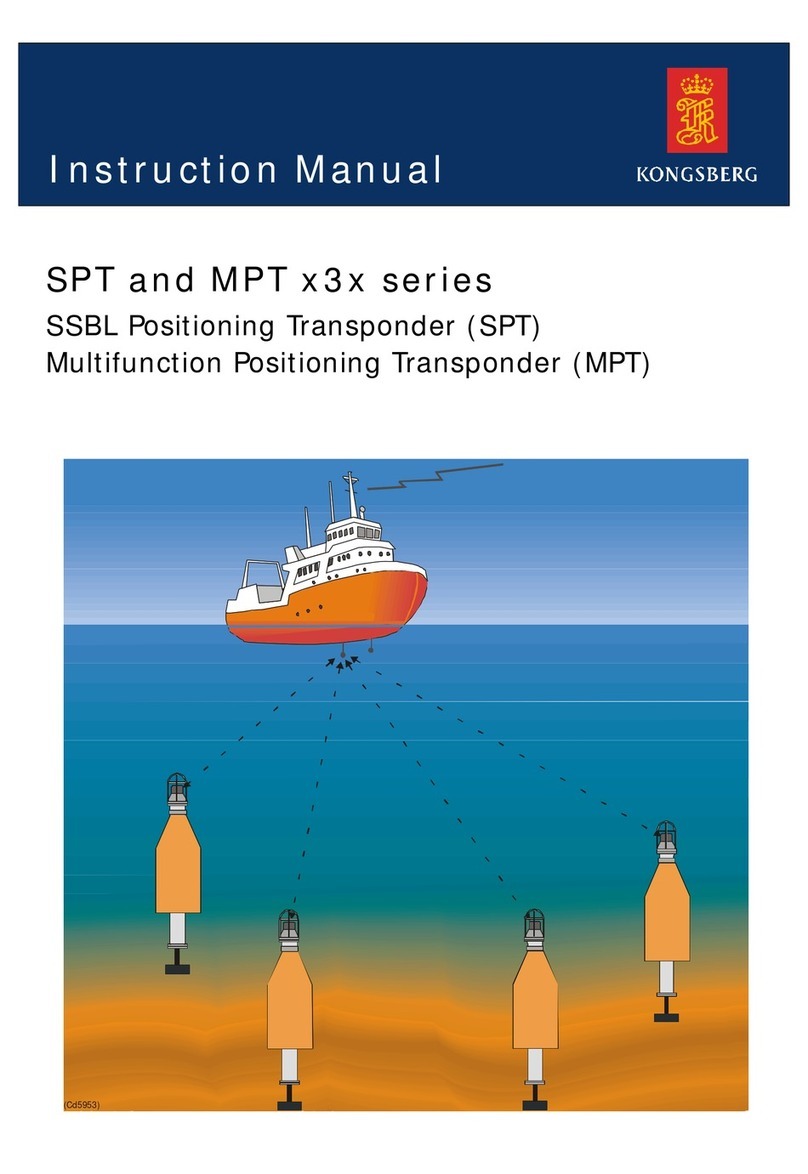 Kongsberg SPT 3 Series instruction manual