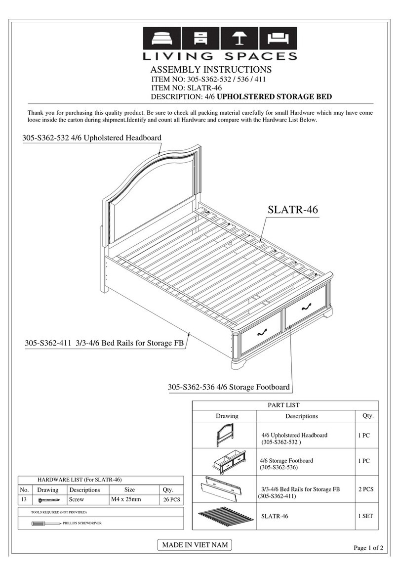 Living Spaces SLATR-46 User manual