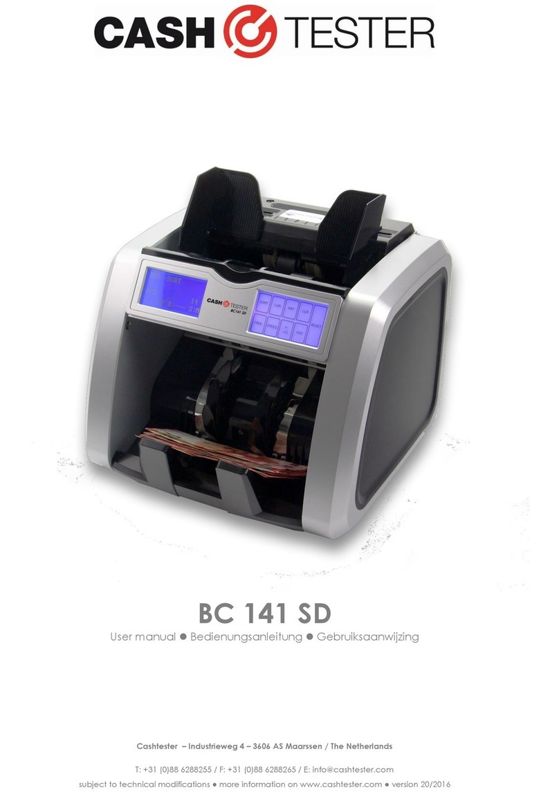 CashTester BC 141 SD User manual