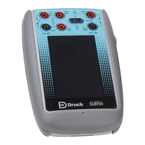 Druck DPI 620 Genii Safety Instructions and User Guide