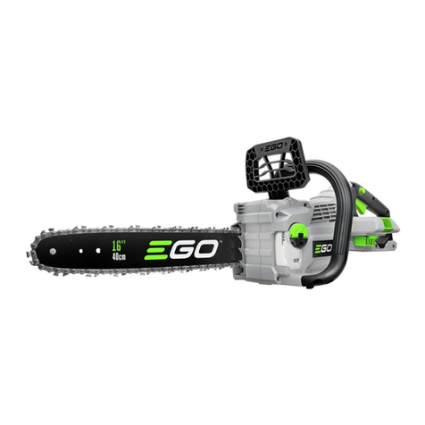 Ego Power+ CS1610 User manual Ego Power+ CS1610 User manual