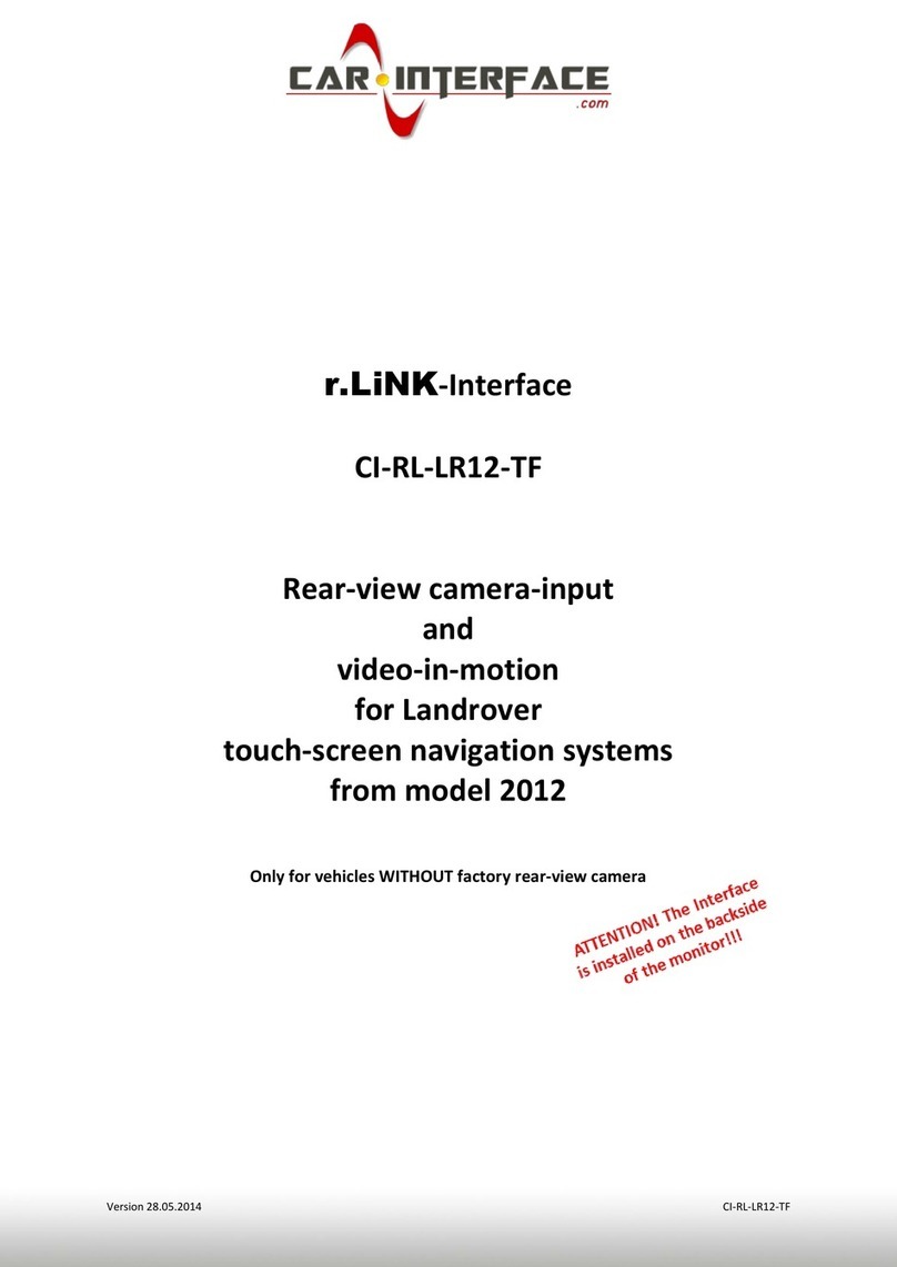 Car-Interface.com CI-RL-LR12-TF manual