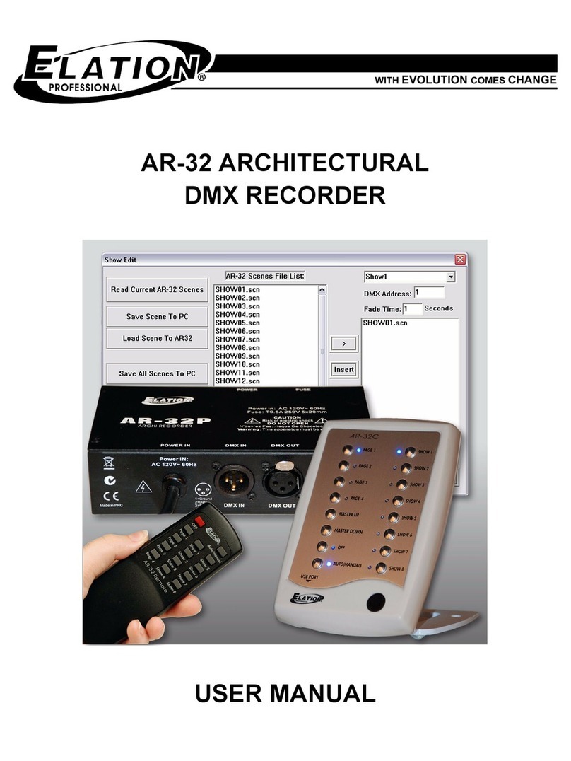 Elation AR-32 user manual