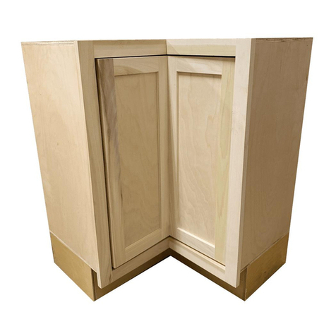 Surewood Cabinetry Lazy Susan Assembly instructions