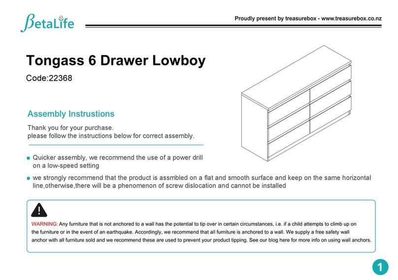 BetaLife Tongass 22368 Assembly instructions