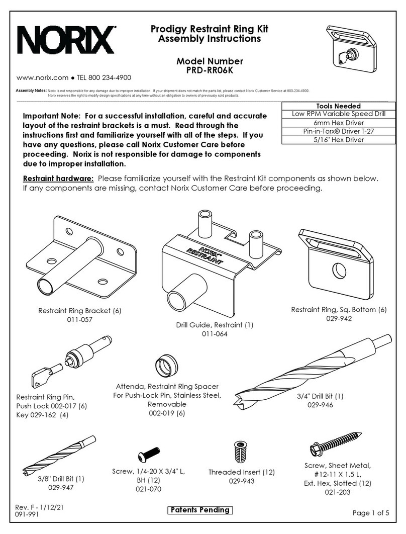 norix PRD-RR06K Assembly instructions