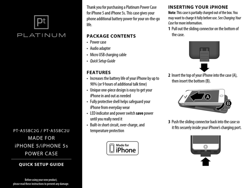 Platinum PT-A5SBC2G Quick setup guide