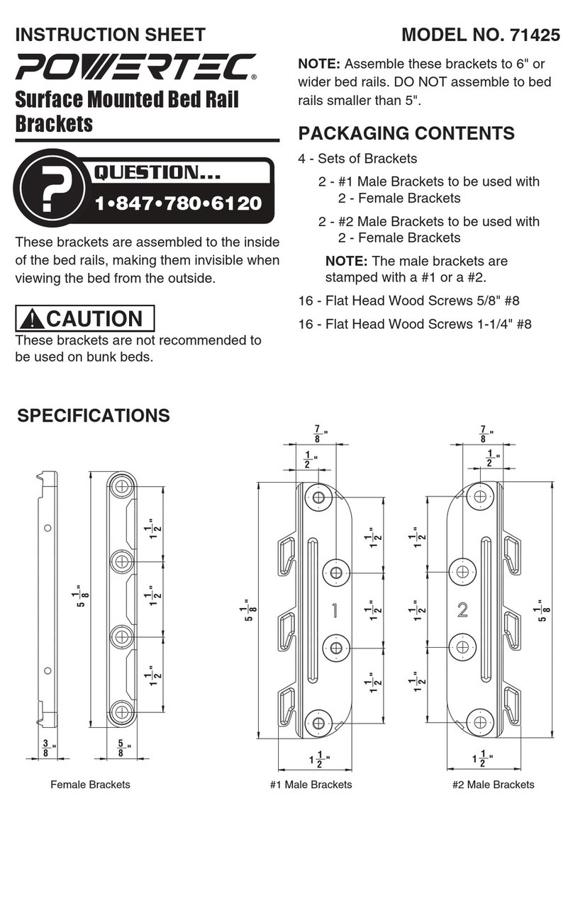 Power Tec 71425 instruction sheet