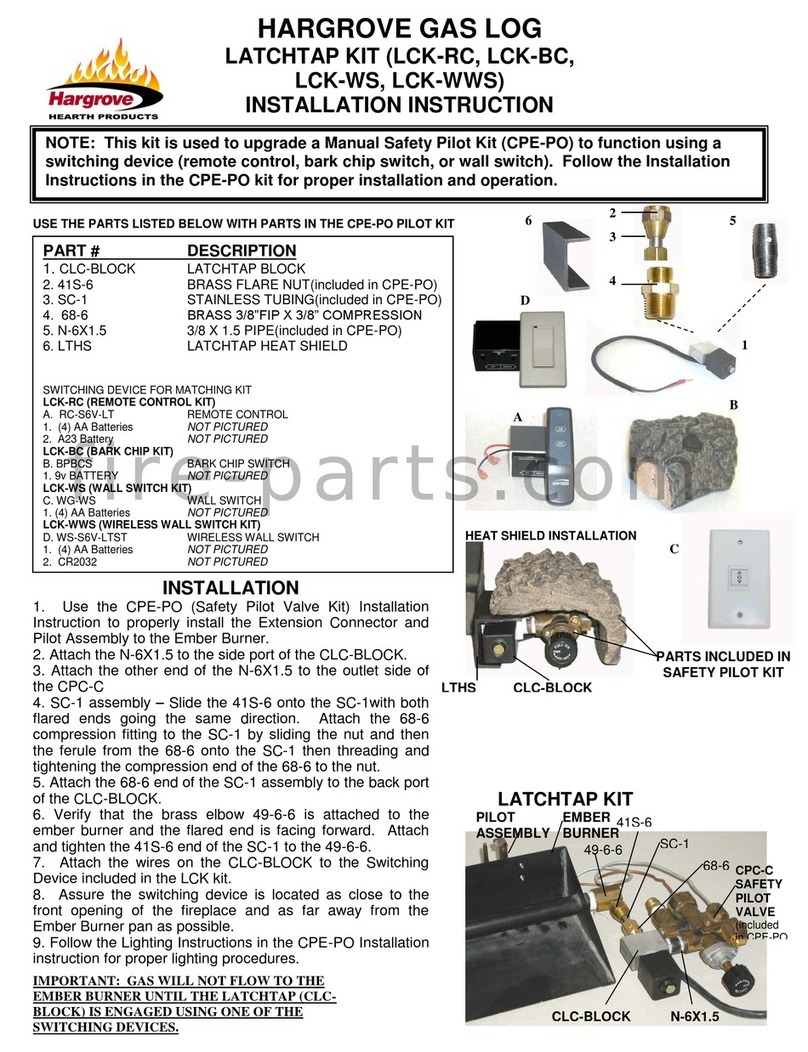 Hargrove LCK-RC Installation instruction Hargrove LCK-RC Installation instruction