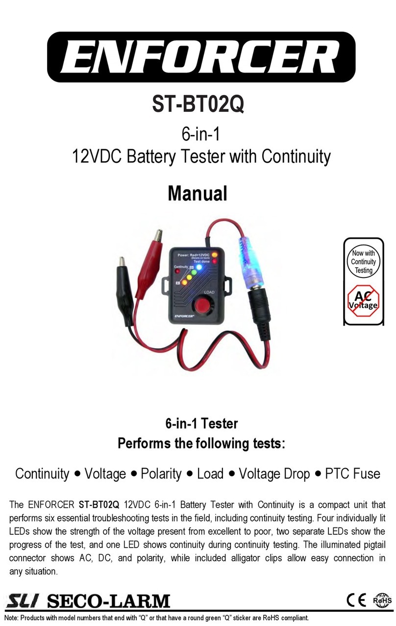 SECO-LARM ENFORCER ST-BT02Q manual