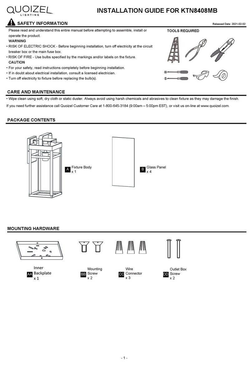 Quoizel KTN8408MB installation guide