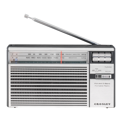 Crosley CR3040A User manual