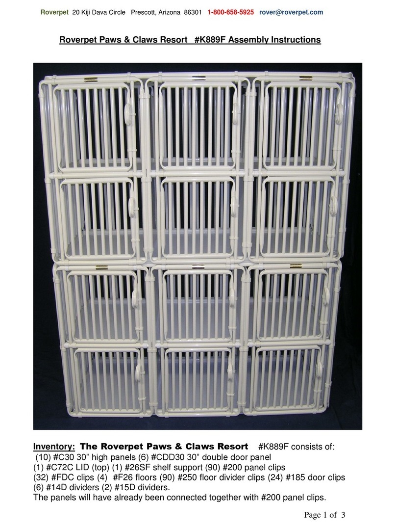 Roverpet K889F Assembly instructions