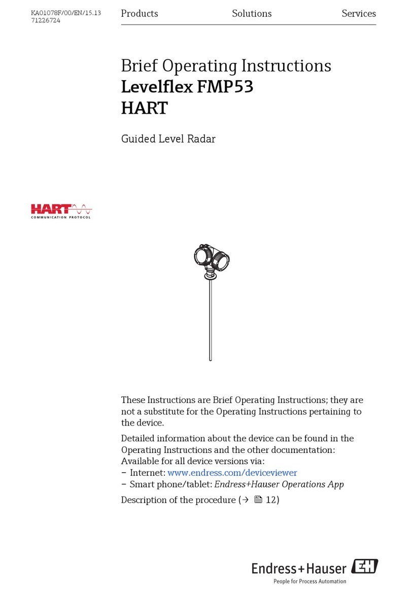 Endress+Hauser Endress+Hauser Technical specifications