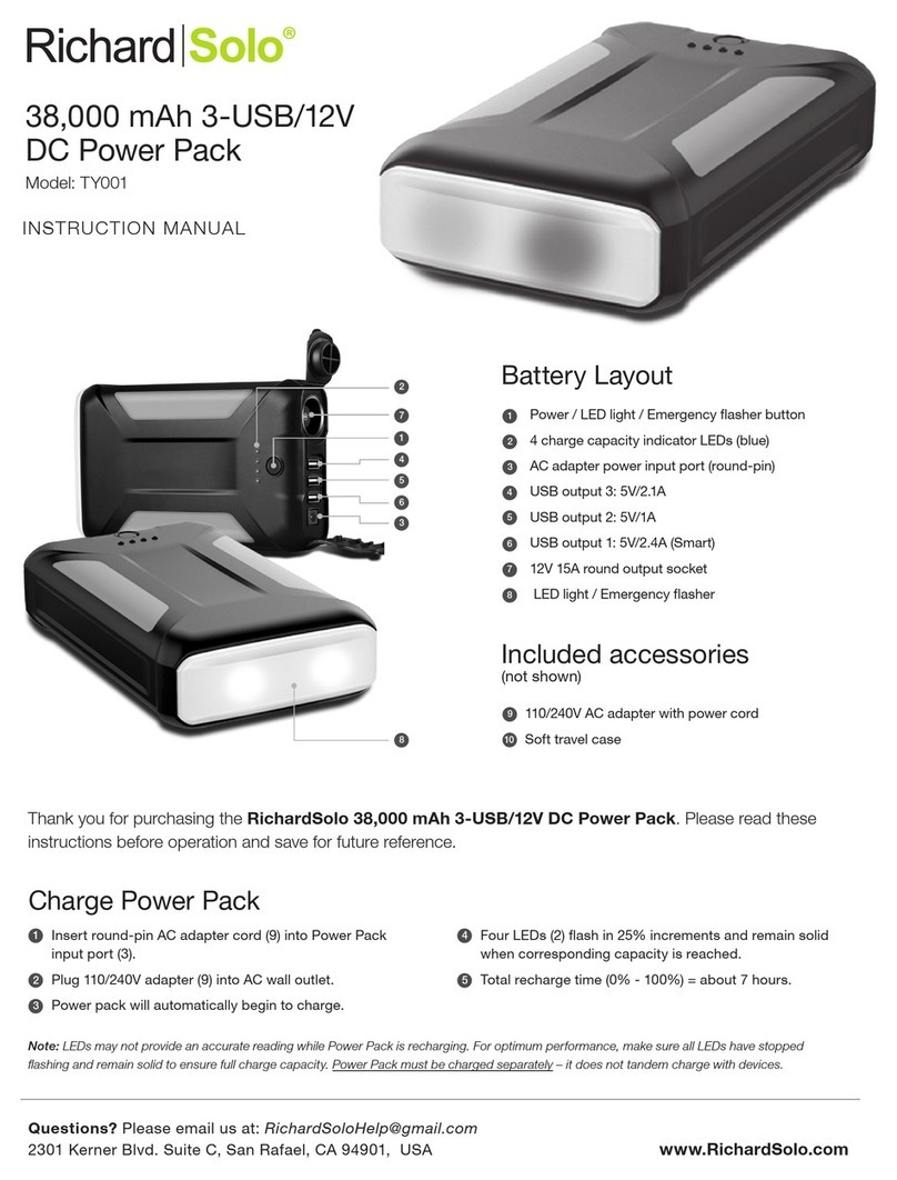RichardSolo TY001 User manual