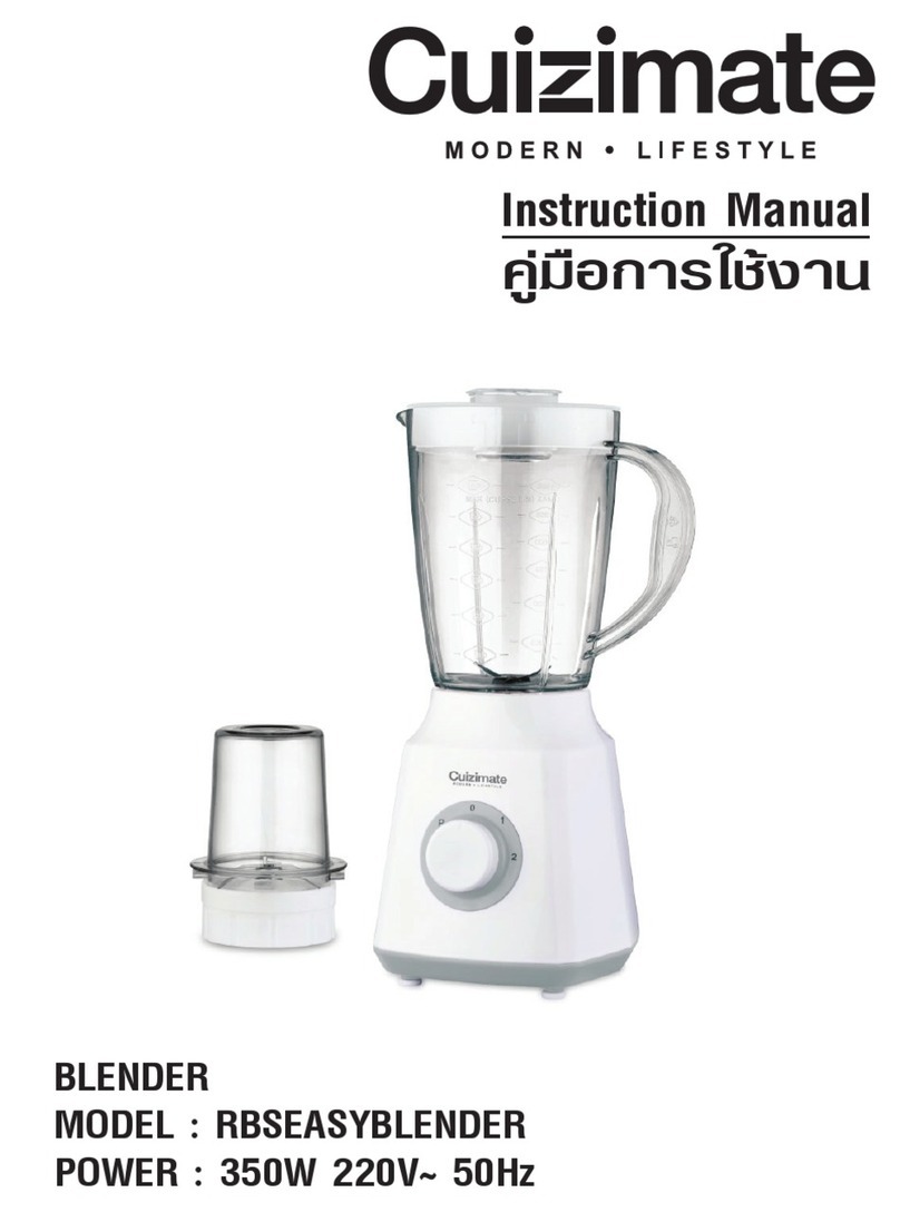 Cuizimate RBSEASYBLENDER instruction manual