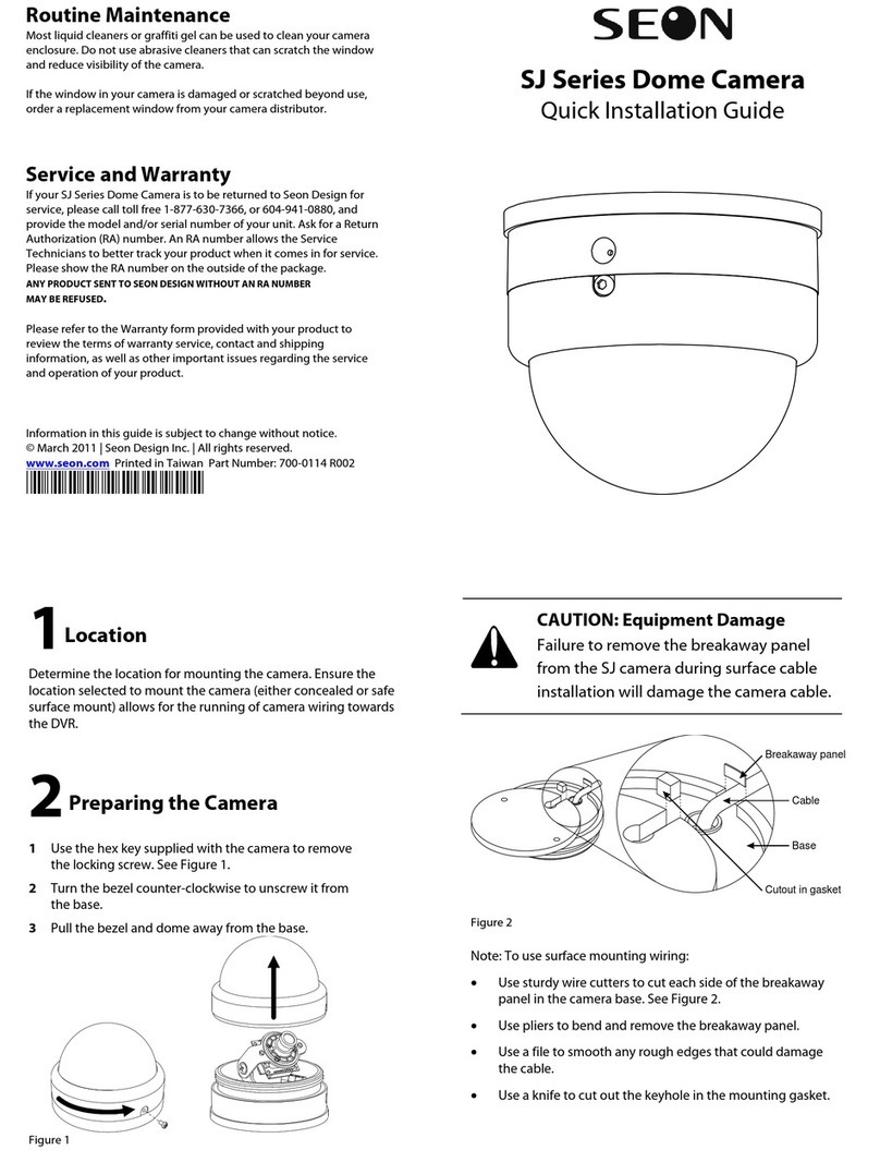SEON SJ Series User manual