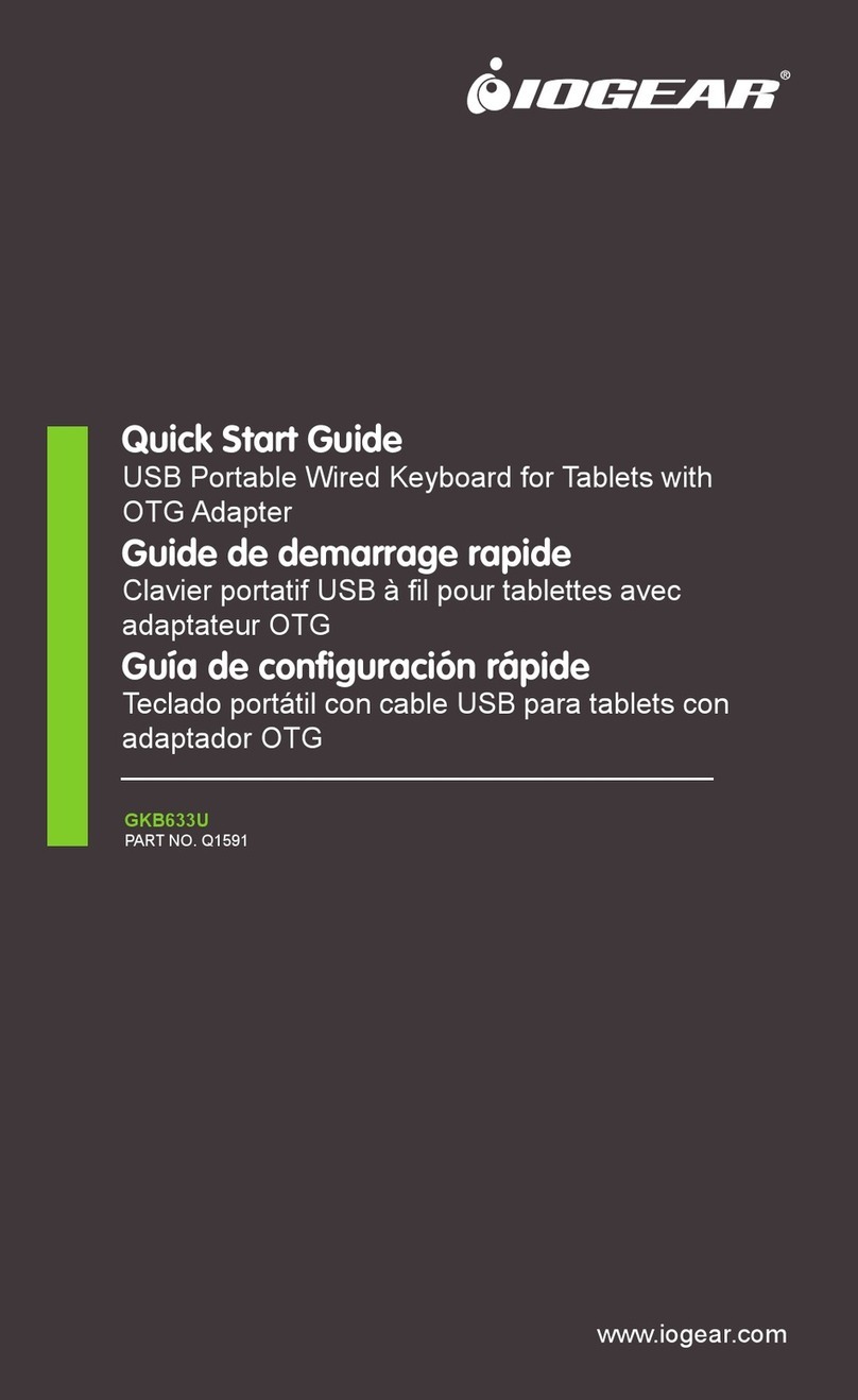 IOGear GKB633U quick start guide