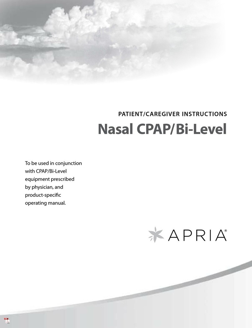 Apria Healthcare Nasal CPAP/Bi-Level instructions