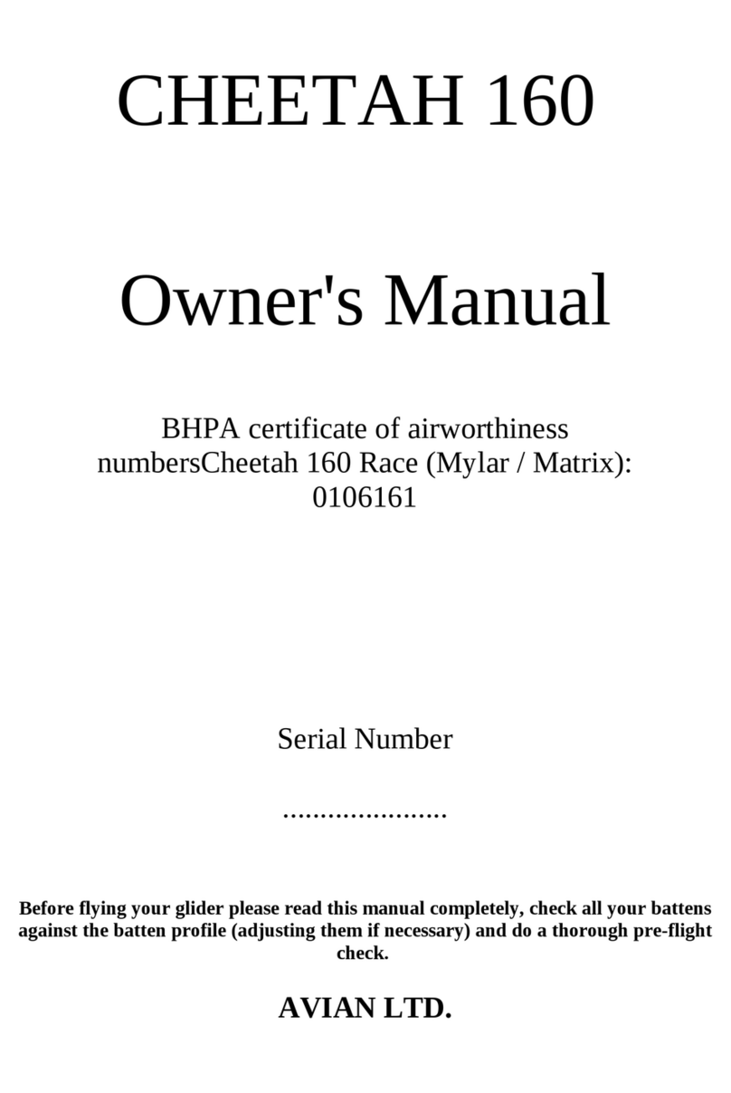 Avian CHEETAH 160 User manual