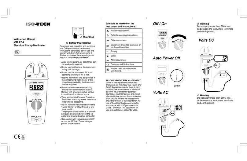 Isotech ICM A7-4 instruction manual