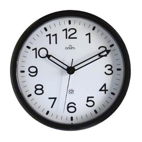 ORIUM Clock Automatic 36 instruction manual