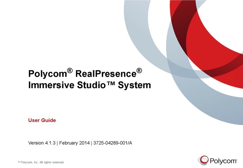 Polycom RealPresence Immersive Studio User manual