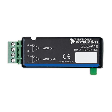 National Instruments SCC-A10 User manual