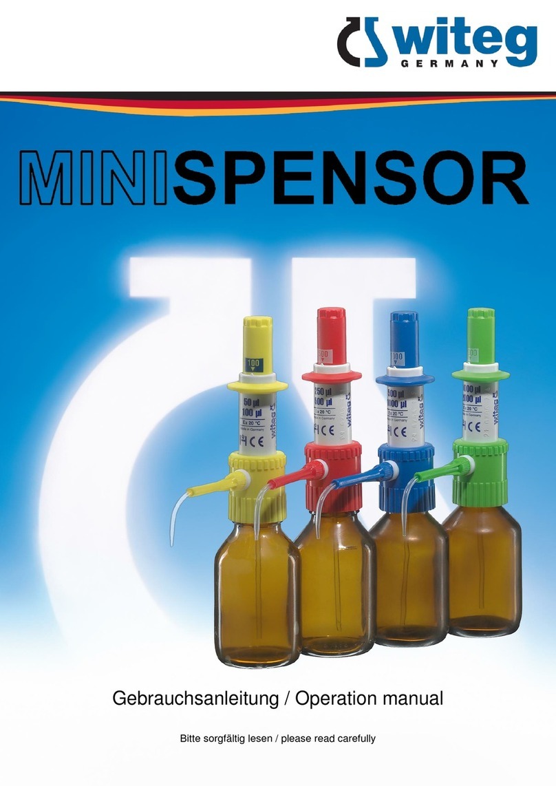 Witeg MINISPENSOR User manual
