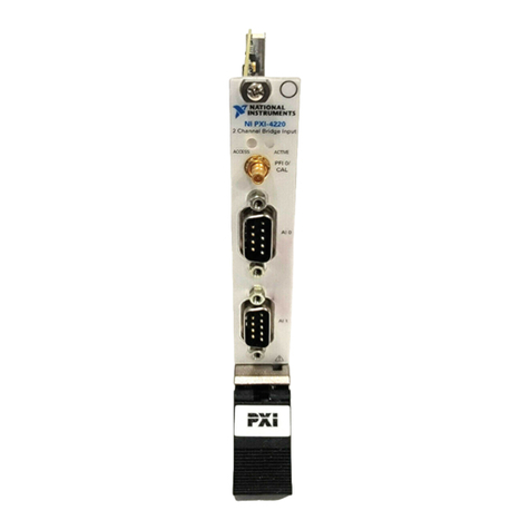 National Instruments NI PXI-4220 User manual