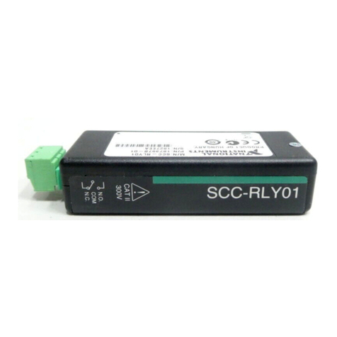 National Instruments Relay Module SCC-RLY01 User manual