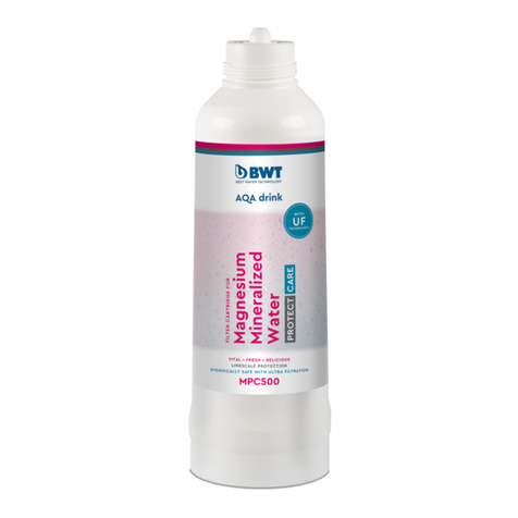 BWT Magnesium Mineralized Water Care Installation and operating instructions