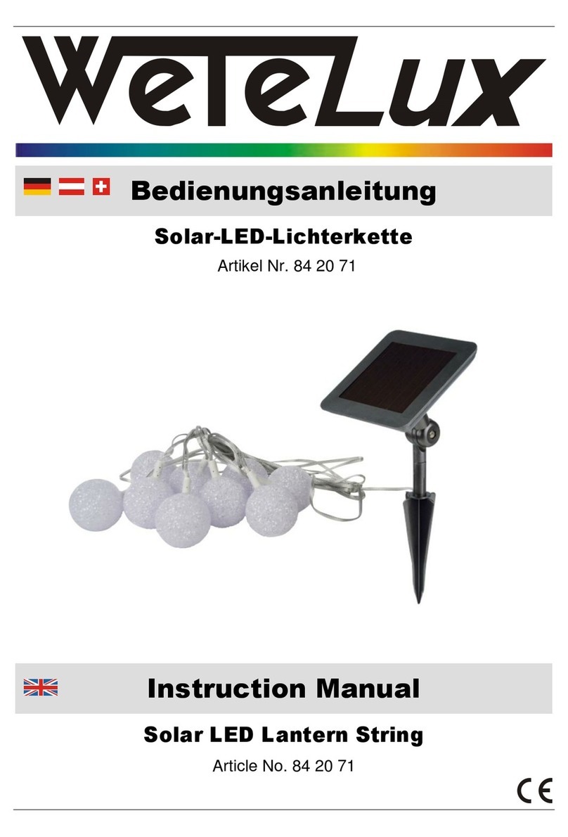 Wetelux 84 20 71 instruction manual