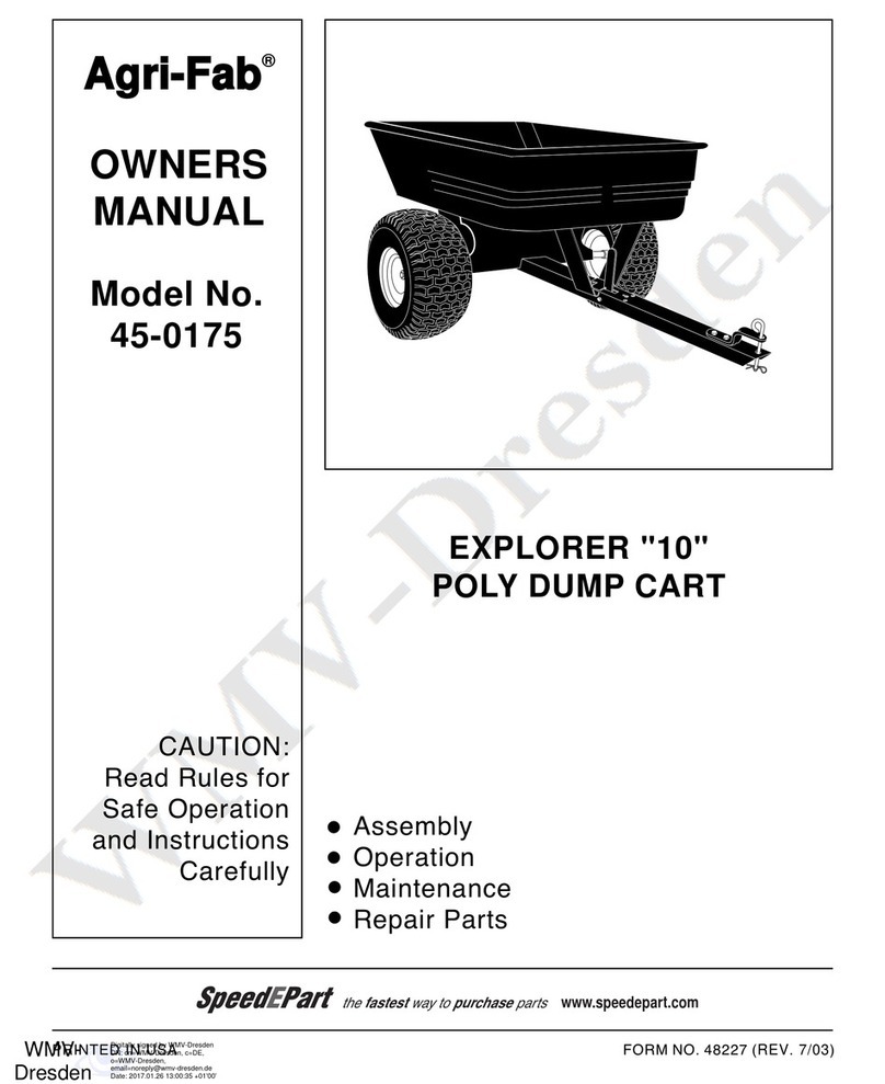 SpeedEPart Agri-Fab 45-0175 owner's manual