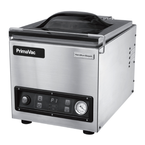 Hamilton Beach Commercial PrimaVac HVC254-CE Operation manual Hamilton Beach Commercial PrimaVac HVC254-CE Operation manual